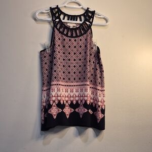 3 For 15 🌟Monteau Pink & Navey Blue Cutout Neck Tank